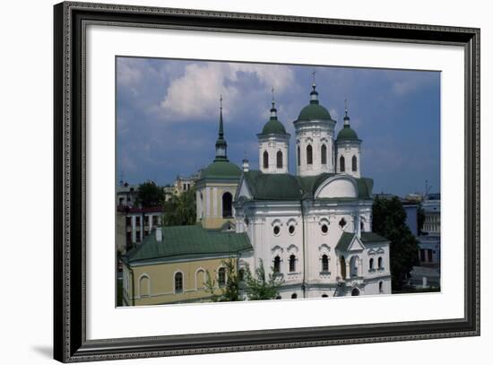 Orthodox Church in Historic Podol Neighborhood of Kiev, Ukraine-null-Framed Giclee Print