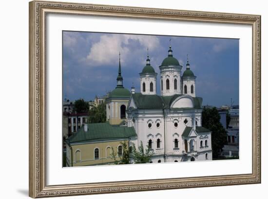 Orthodox Church in Historic Podol Neighborhood of Kiev, Ukraine-null-Framed Giclee Print