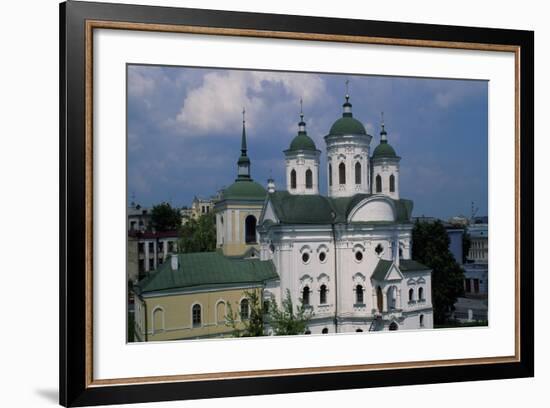 Orthodox Church in Historic Podol Neighborhood of Kiev, Ukraine-null-Framed Giclee Print