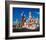 Orthodox Church with State Historical Museum and Kremlin Tower on Red Square, Moscow, Russia-null-Framed Art Print