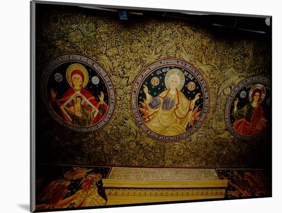 Orthodox Icons on Ceiling of Church in St. Paul and Peter's Cathedral, Constanta, Romania-Cindy Miller Hopkins-Mounted Photographic Print