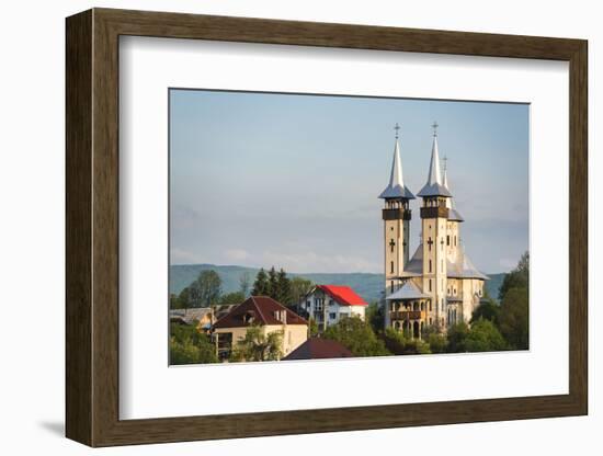 Orthodox Romanian Church at Sunrise, Breb (Brebre), Maramures, Romania, Europe-Matthew Williams-Ellis-Framed Photographic Print