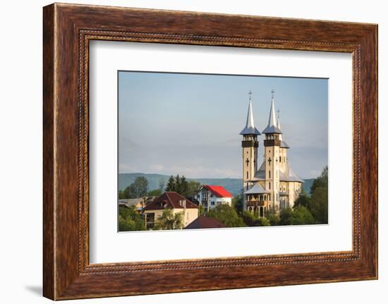 Orthodox Romanian Church at Sunrise, Breb (Brebre), Maramures, Romania, Europe-Matthew Williams-Ellis-Framed Photographic Print