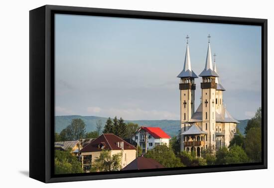 Orthodox Romanian Church at Sunrise, Breb (Brebre), Maramures, Romania, Europe-Matthew Williams-Ellis-Framed Premier Image Canvas