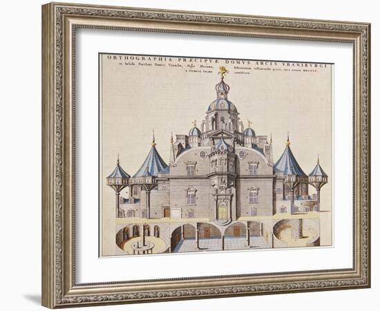 Orthographia Praecipuae Domus Arcis Uraniburgi-null-Framed Giclee Print