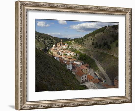 Ortigosa village, Sierra de Camero Nuevo Mountains, La Rioja, Spain-Janis Miglavs-Framed Photographic Print