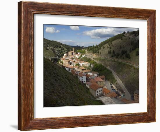 Ortigosa village, Sierra de Camero Nuevo Mountains, La Rioja, Spain-Janis Miglavs-Framed Photographic Print