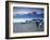 Oruwa (Outrigger Canoe) on Beach at Sunset, Negombo, North Western Province, Sri Lanka, Asia-Ian Trower-Framed Photographic Print