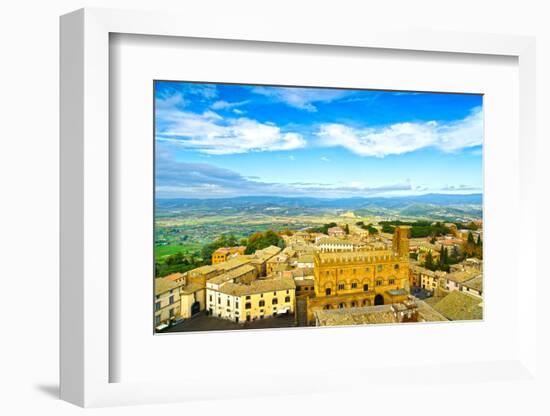 Orvieto Medieval Town Aerial View. Italy-stevanzz-Framed Photographic Print