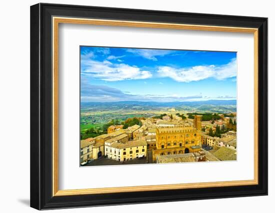 Orvieto Medieval Town Aerial View. Italy-stevanzz-Framed Photographic Print