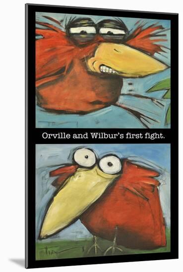Orville and Wilbur's First Flight-Tim Nyberg-Mounted Giclee Print