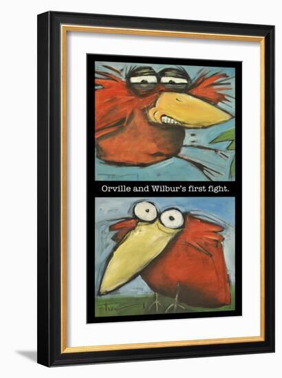 Orville and Wilbur's First Flight-Tim Nyberg-Framed Giclee Print