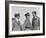 Orville Wright, John F Curry and Charles Lindbergh, at Wright Field in Dayton, Ohio, USA, 1927-null-Framed Photographic Print