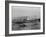 Orville Wright Taking Plane For 1st Motorized Flight as Brother Wilbur Wright Looks at Kitty Hawk-null-Framed Photographic Print