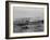 Orville Wright Taking Plane For 1st Motorized Flight as Brother Wilbur Wright Looks at Kitty Hawk-null-Framed Photographic Print