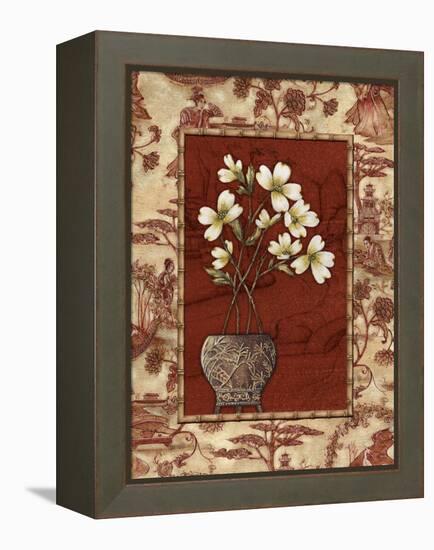 Osaca Floral I-Charlene Audrey-Framed Stretched Canvas