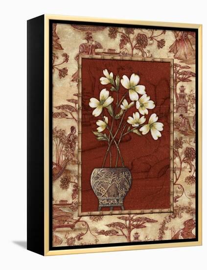 Osaca Floral I-Charlene Audrey-Framed Stretched Canvas