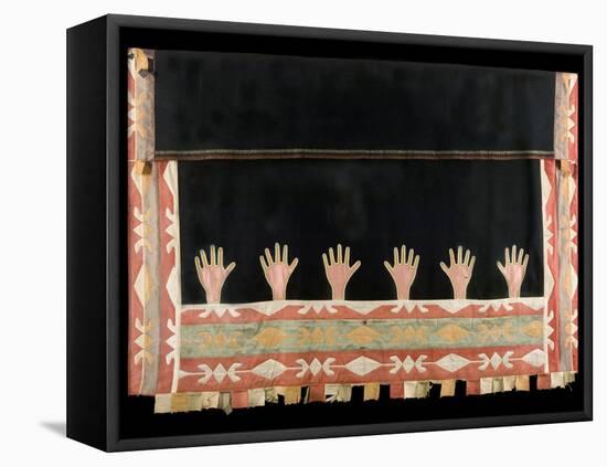 Osage Friendship Blanket-null-Framed Premier Image Canvas