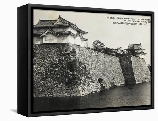 Osaka Castle, Japan - Dating from the Affluent Toyotomi Period-null-Framed Premier Image Canvas