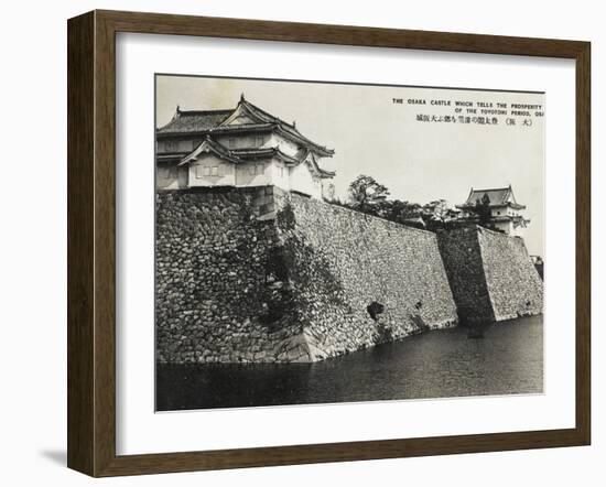 Osaka Castle, Japan - Dating from the Affluent Toyotomi Period-null-Framed Photographic Print