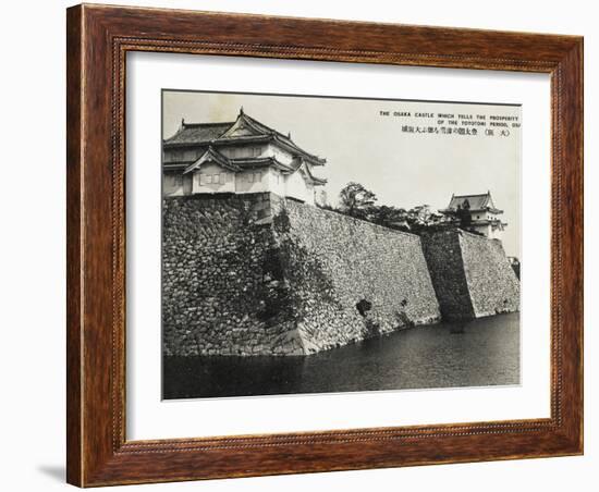 Osaka Castle, Japan - Dating from the Affluent Toyotomi Period-null-Framed Photographic Print