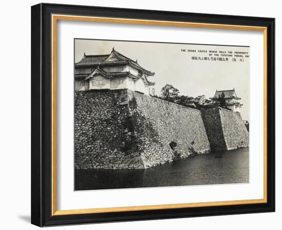 Osaka Castle, Japan - Dating from the Affluent Toyotomi Period-null-Framed Photographic Print