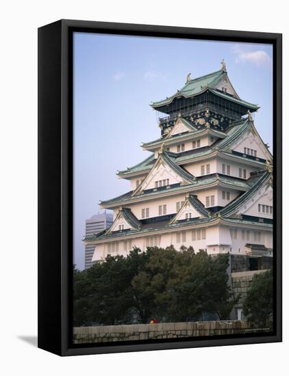 Osaka Castle, Osaka, Honshu, Japan-null-Framed Premier Image Canvas