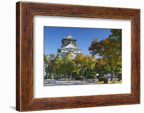 Osaka Castle, Osaka, Kansai, Japan-Ian Trower-Framed Photographic Print