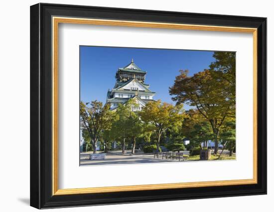 Osaka Castle, Osaka, Kansai, Japan-Ian Trower-Framed Photographic Print