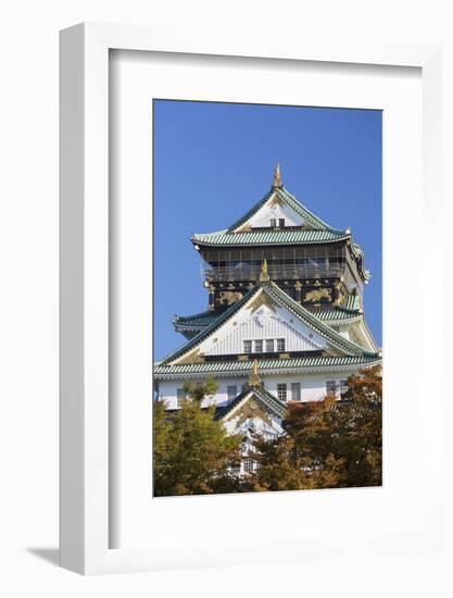 Osaka Castle, Osaka, Kansai, Japan-Ian Trower-Framed Photographic Print