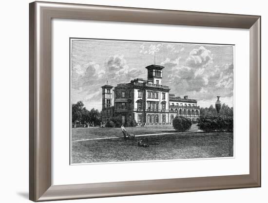 Osborne House, East Cowes, Isle of Wight, 1900-J Valentine-Framed Giclee Print