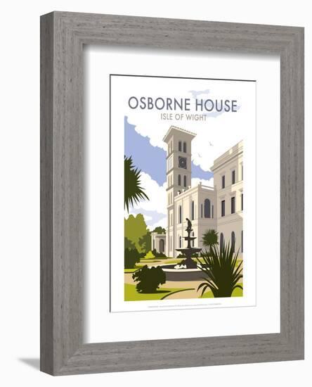 Osborne House, IOW - Dave Thompson Contemporary Travel Print-Dave Thompson-Framed Giclee Print