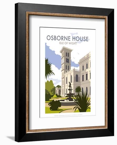 Osborne House, IOW - Dave Thompson Contemporary Travel Print-Dave Thompson-Framed Giclee Print