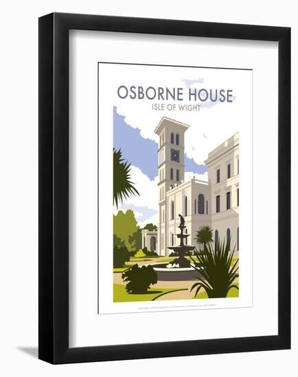 Osborne House, IOW - Dave Thompson Contemporary Travel Print-Dave Thompson-Framed Giclee Print