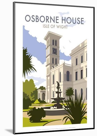 Osborne House, IOW - Dave Thompson Contemporary Travel Print-Dave Thompson-Mounted Giclee Print