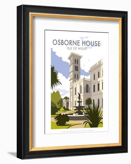 Osborne House, IOW - Dave Thompson Contemporary Travel Print-Dave Thompson-Framed Giclee Print