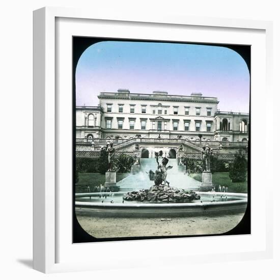 Osborne, Island of Wight (England), the Castle, the Facade Are-Leon, Levy et Fils-Framed Photographic Print
