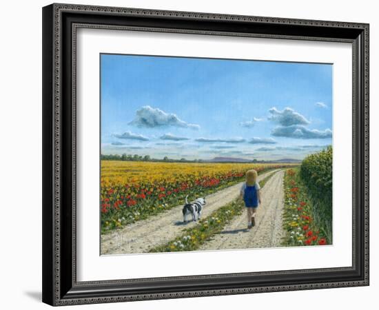 Oscar and Me-Richard Harpum-Framed Art Print