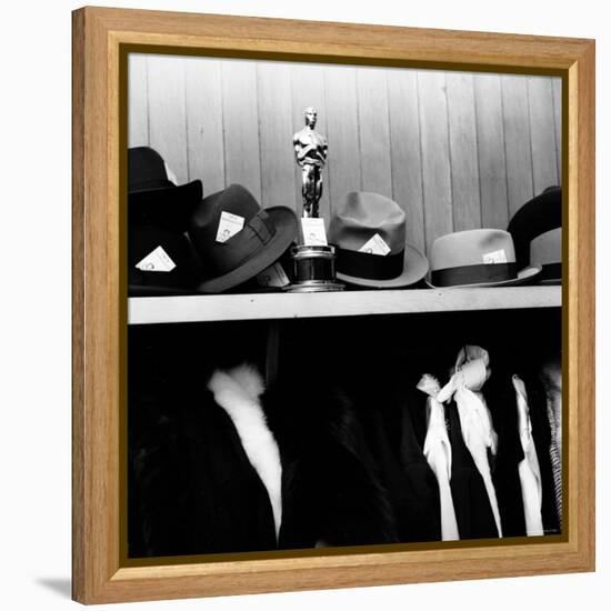 Oscar Awarded to Producer Buddy Adler for the Film "Here to Eternity"-Ed Clark-Framed Premier Image Canvas