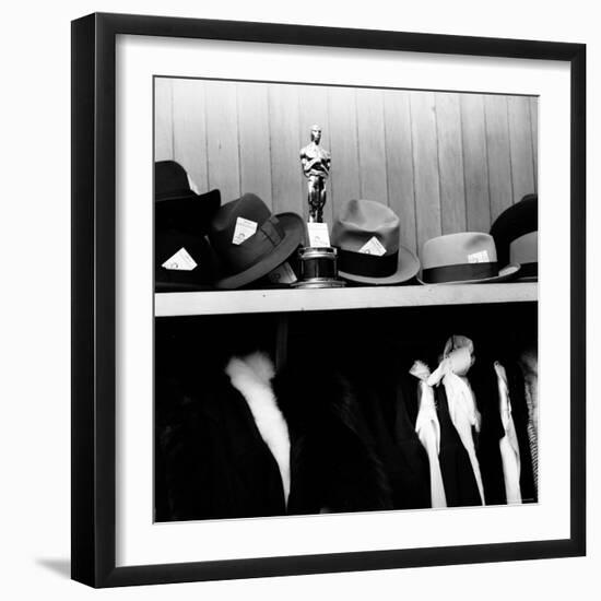 Oscar Awarded to Producer Buddy Adler for the Film "Here to Eternity"-Ed Clark-Framed Photographic Print