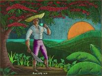 Trovando En Las Marias-Oscar Ortiz-Framed Giclee Print