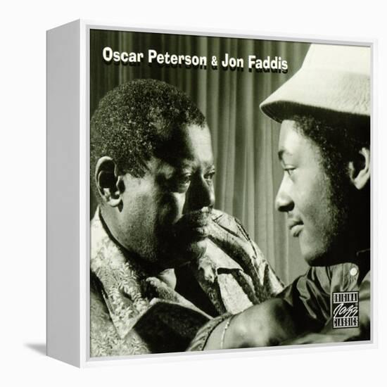 Oscar Peterson and Jon Faddis - Oscar Peterson and Jon Faddis-null-Framed Stretched Canvas