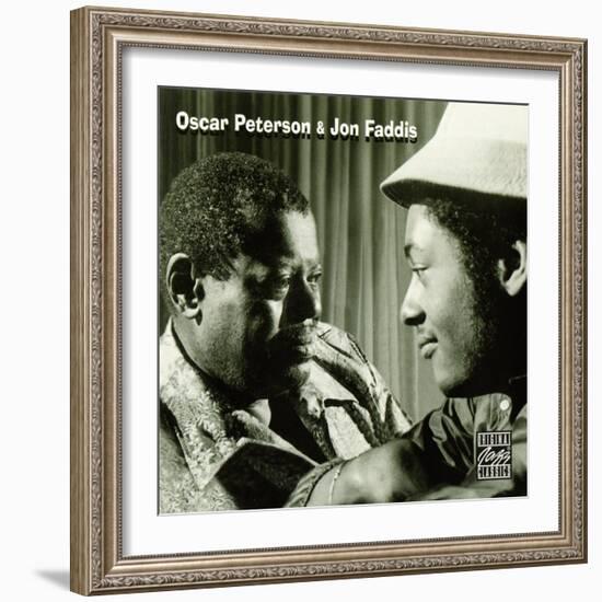 Oscar Peterson and Jon Faddis - Oscar Peterson and Jon Faddis-null-Framed Art Print