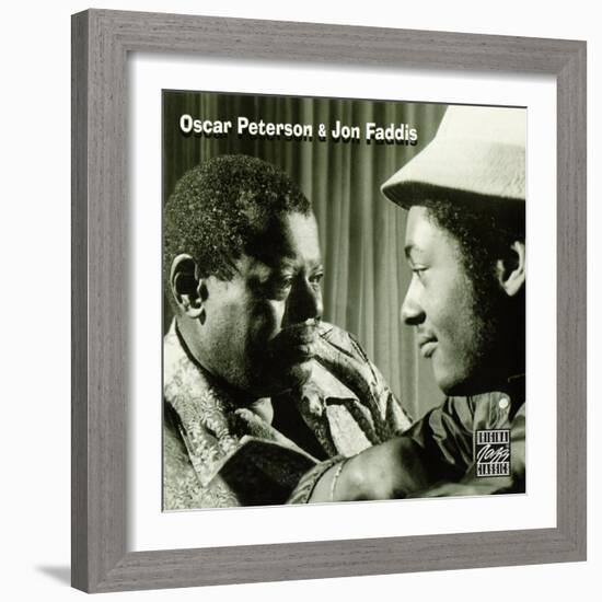 Oscar Peterson and Jon Faddis - Oscar Peterson and Jon Faddis-null-Framed Art Print