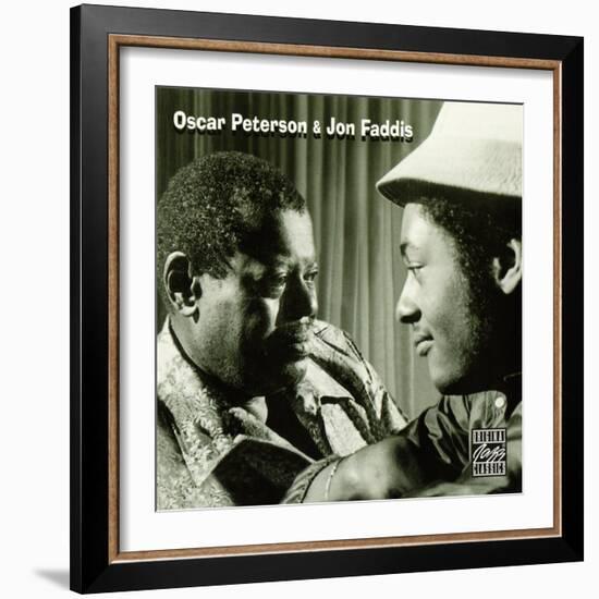 Oscar Peterson and Jon Faddis - Oscar Peterson and Jon Faddis-null-Framed Art Print