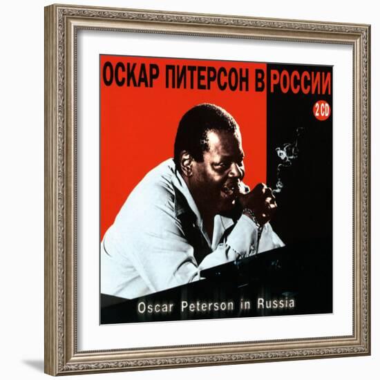 Oscar Peterson In Russia-null-Framed Art Print