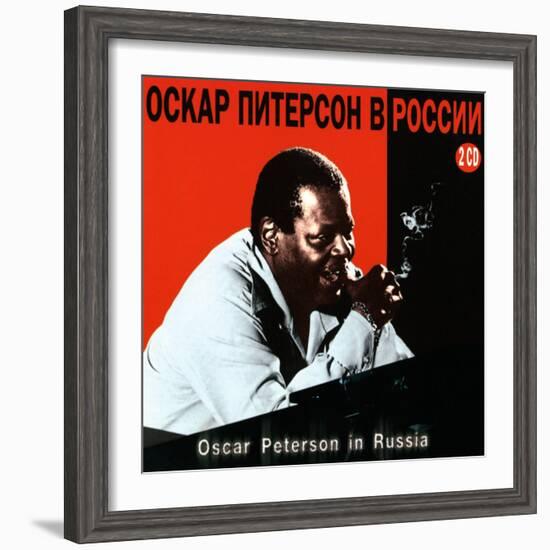 Oscar Peterson In Russia-null-Framed Art Print