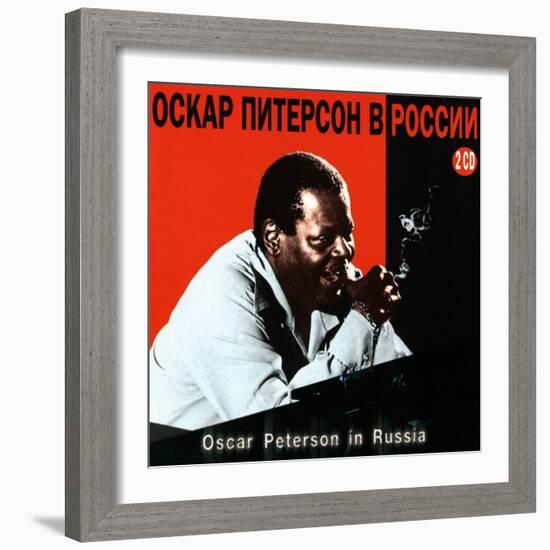 Oscar Peterson In Russia-null-Framed Art Print