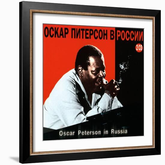 Oscar Peterson In Russia-null-Framed Art Print