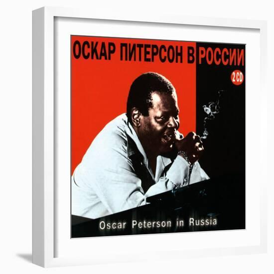 Oscar Peterson In Russia-null-Framed Art Print